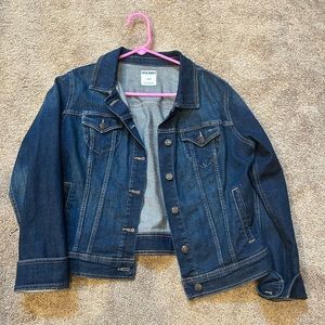 Denim jacket.